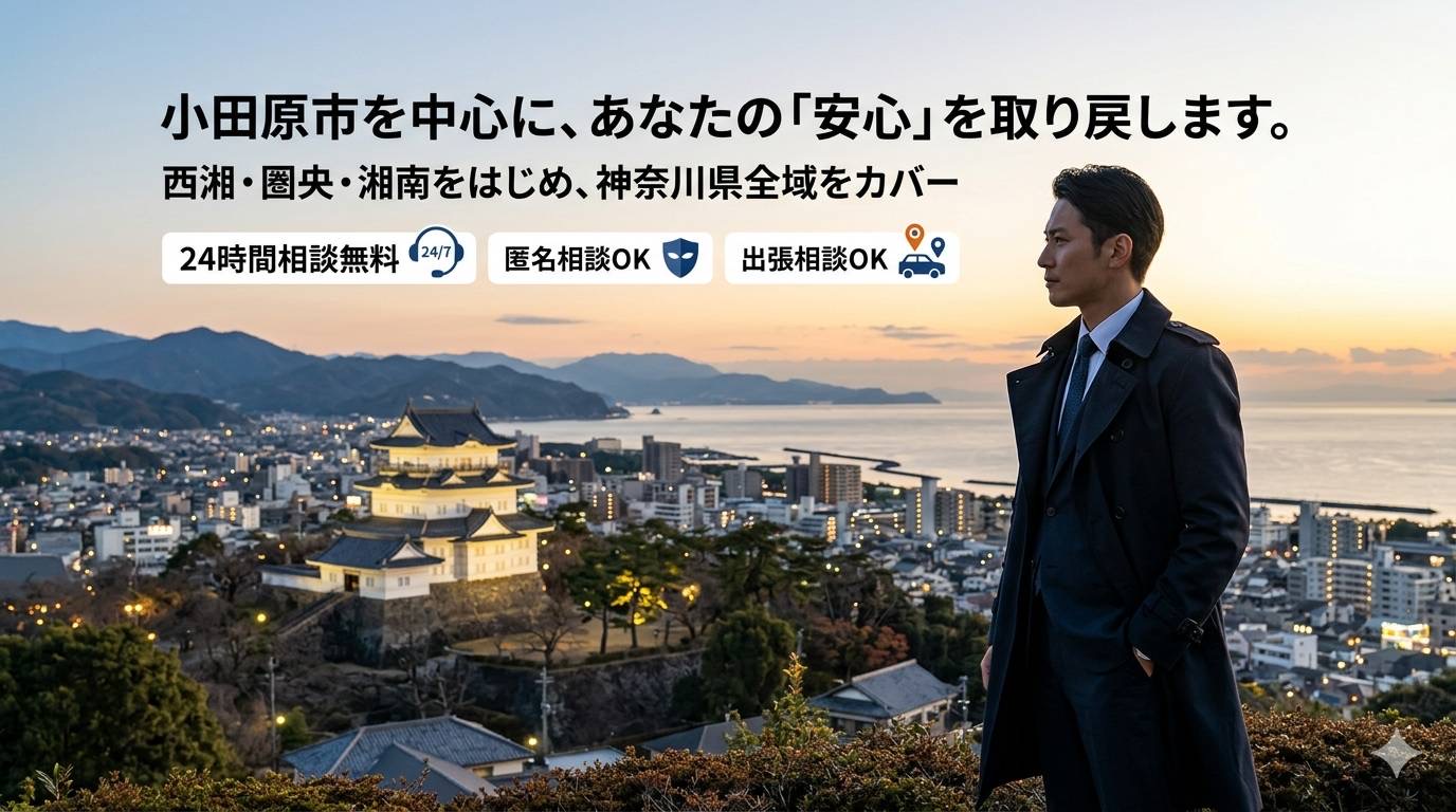 小田原で浮気調査を行う総合探偵社 ジャパン・リサーチサービス神奈川