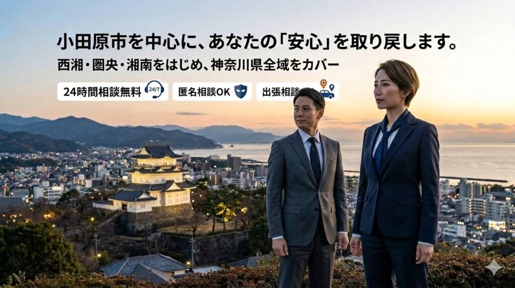 小田原市や神奈川県内で活動する総合探偵社ジャパン・リサーチサービス神奈川